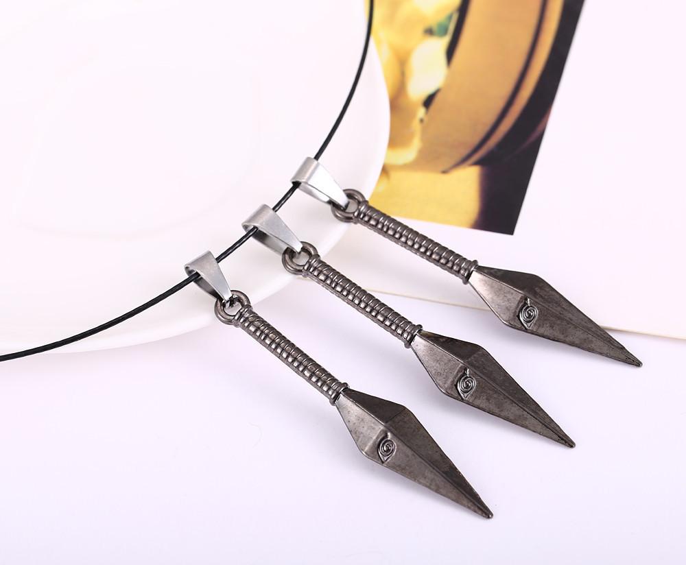 Naruto Metal Kunai Anime Necklace \u2013 OtakuForest.com.